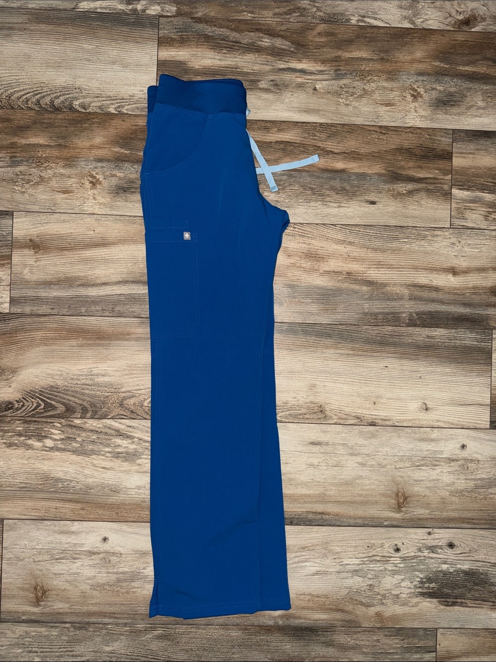 Figs Women's Royal Blue Drawstring Jogger Scrub Pants